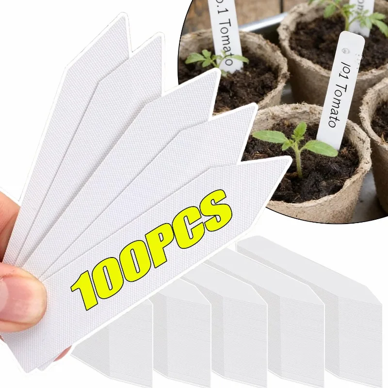 100 шт. пустых этикеток для растений, маркеры для горшечных растений с возможностью записи, многофункциональные водонепроницаемые таблички для садоводства, вставляемые в грунт
100 шт. пустых этикеток для растений, маркеры для горшечных растений с возможностью записи, многофункциональные водонепроницаемые таблички для садоводства, вставляемые в грунт