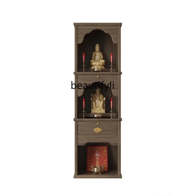 Buddha Cabinet Solid Wood Three-Layer Buddha Shrine Household Prayer Altar Table Cabinet Guanyin Ancestor Landlord Altar Altar
Buddha Cabinet Solid Wood Three-Layer Buddha Shrine Household Prayer Altar Table Cabinet Guanyin Ancestor Landlord Altar Altar