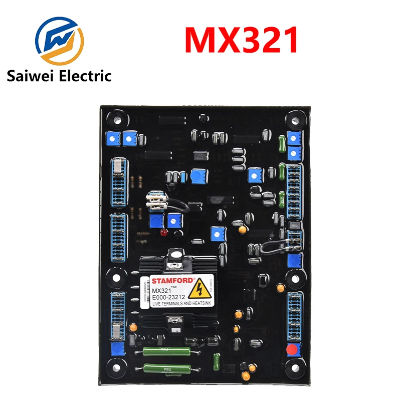 Оригинальный автоматический стабилизатор напряжения MX321 AVR Stanford, панель управления, трехфазный генератор, аксессуары
Оригинальный автоматический стабилизатор напряжения MX321 AVR Stanford, панель управления, трехфазный генератор, аксессуары