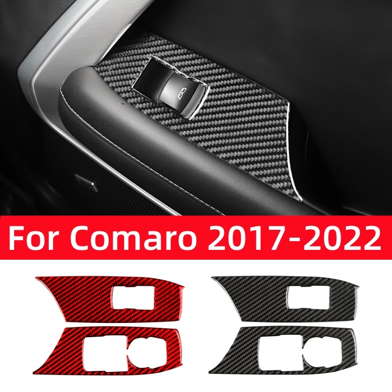 For Chevrolet Camaro 2017-2022 Accessories Carbon Fiber Interior Car Window Lifting Control Panel Decorative Frame Cover Sticker
For Chevrolet Camaro 2017-2022 Accessories Carbon Fiber Interior Car Window Lifting Control Panel Decorative Frame Cover Sticker