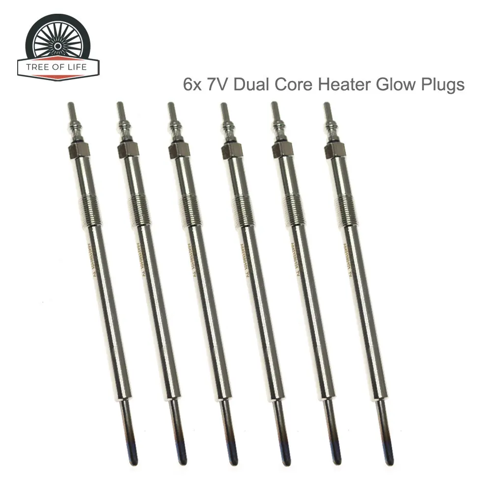 6x 7V Dual Core Heater Glow Plugs A6421590101 A 642 159 01 01 For MERCEDES-BENZ C/M/R/S/GL/GLK/E-CLASS W212 S212 300 350 CDI
6x 7V Dual Core Heater Glow Plugs A6421590101 A 642 159 01 01 For MERCEDES-BENZ C/M/R/S/GL/GLK/E-CLASS W212 S212 300 350 CDI