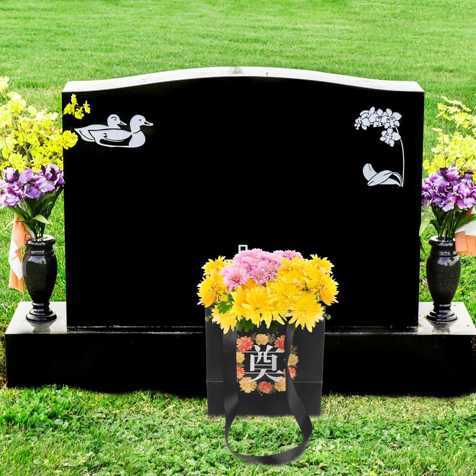 5pcs Graveyard Bags For Grave Flower Holder Large Cemetery Supplies Floral Storage Bag Small Grave Bags Gift Wrap Organizer
5pcs Graveyard Bags For Grave Flower Holder Large Cemetery Supplies Floral Storage Bag Small Grave Bags Gift Wrap Organizer
