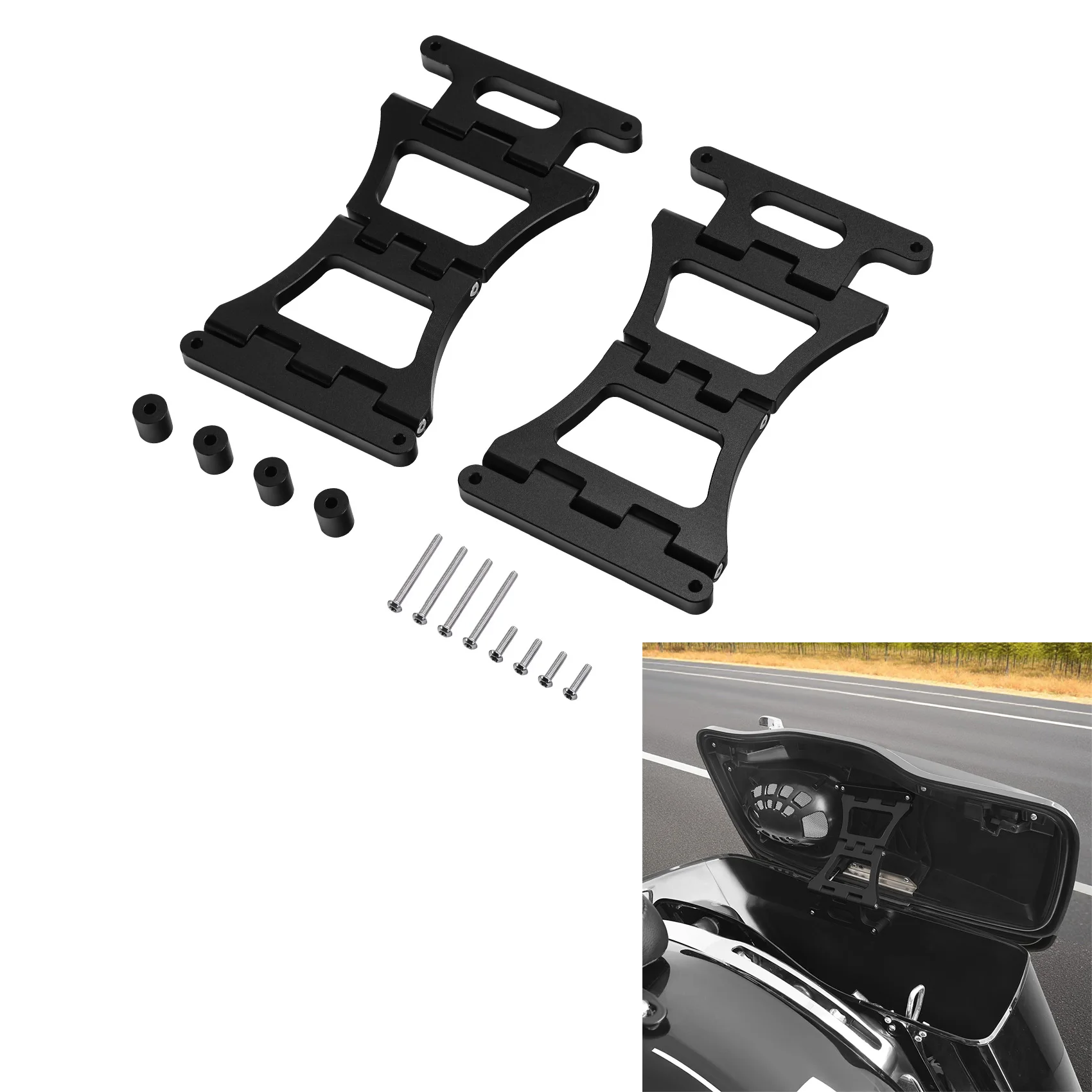 Black Yellow Saddlebag Hinge Kit For Harley Touring Street Glide Electra Glide Road King 2014-2025 Motorcycle
Black Yellow Saddlebag Hinge Kit For Harley Touring Street Glide Electra Glide Road King 2014-2025 Motorcycle