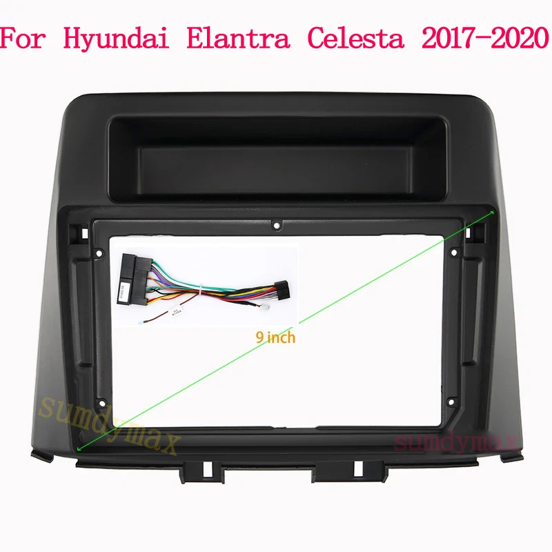 9 inch 2 Din Car Radio Fascia Frame For Hyundai Elantra Celesta 2017-2020 big screen android car Radio Dash Fitting Panel Kit
9 inch 2 Din Car Radio Fascia Frame For Hyundai Elantra Celesta 2017-2020 big screen android car Radio Dash Fitting Panel Kit