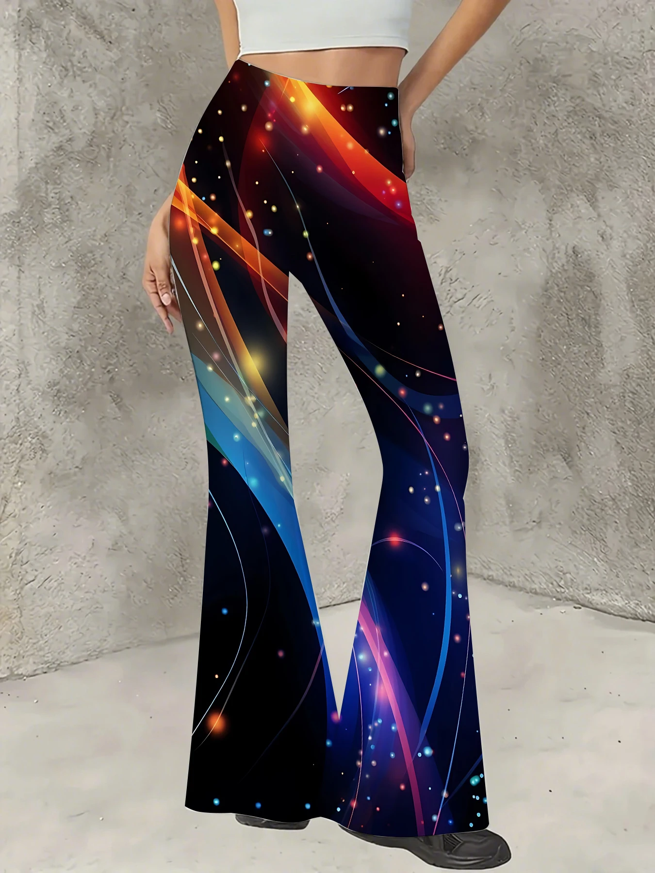 Women's Printed Flare Pants Y2K High Waist Bell Bottom Trousers Streetwear
Women's Printed Flare Pants Y2K High Waist Bell Bottom Trousers Streetwear
