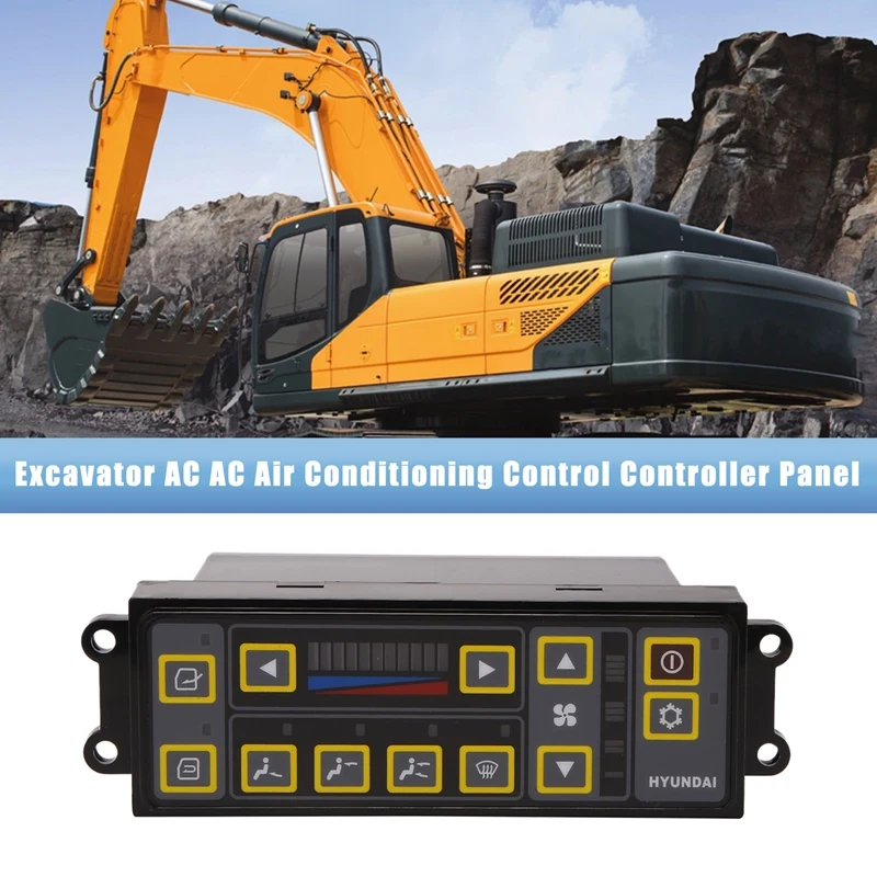 Excavator AC A/C Air Conditioning Control Controller Panel For Hyundai R110-7 R210-7 215-7 R250-7 R290-7 200-7 11N6-9003
Excavator AC A/C Air Conditioning Control Controller Panel For Hyundai R110-7 R210-7 215-7 R250-7 R290-7 200-7 11N6-9003