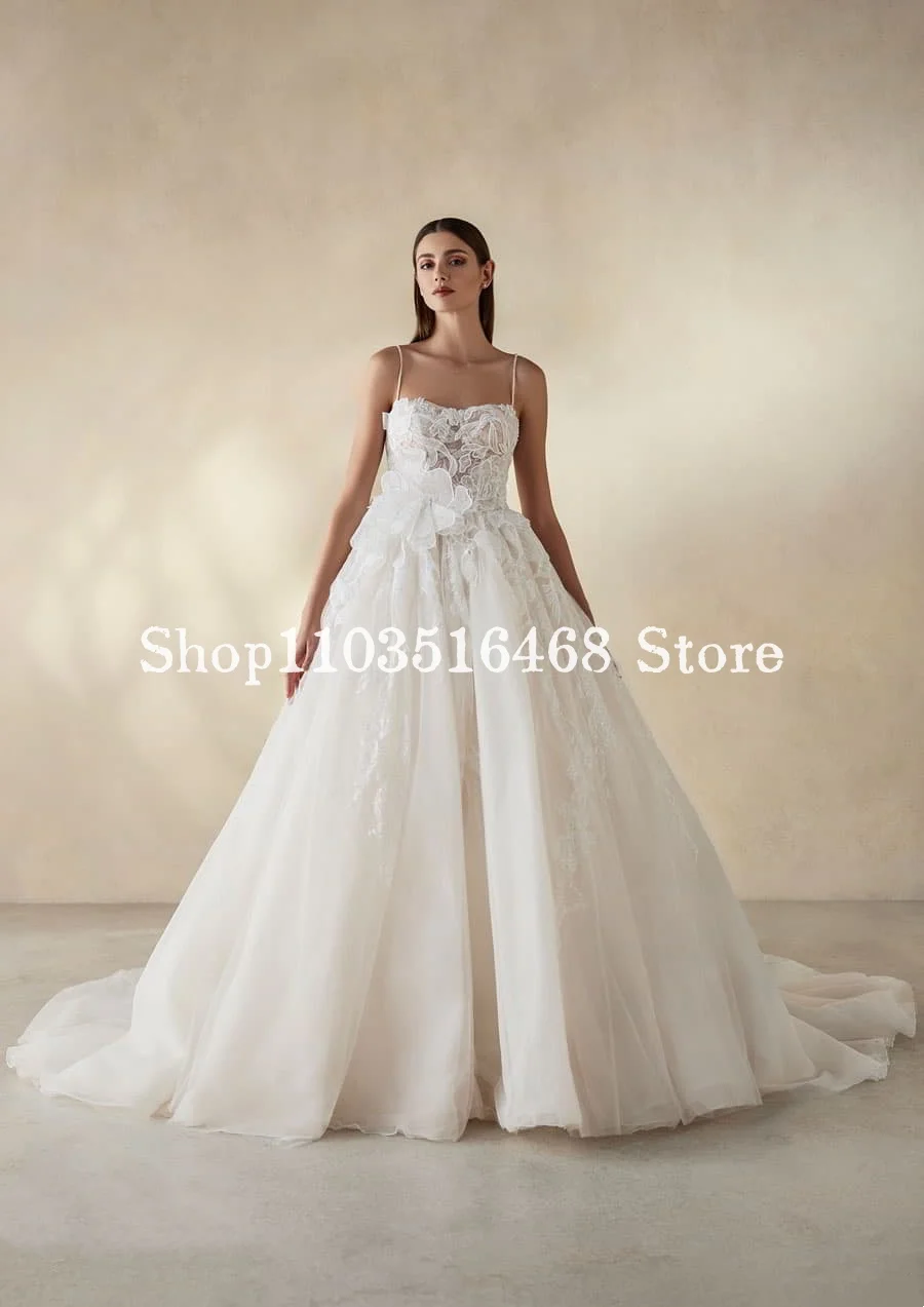Sexy Tulle Wedding Dress 2024 Luxury White Applique Halter A-Line Long Bridal Gowns Formal Occasion Robes De Mariée
Sexy Tulle Wedding Dress 2024 Luxury White Applique Halter A-Line Long Bridal Gowns Formal Occasion Robes De Mariée