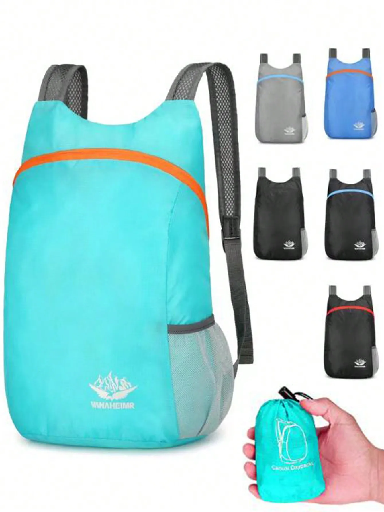 Складной легкий водонепроницаемый нейлоновый рюкзак для путешествий и активного отдыха
Складной легкий водонепроницаемый нейлоновый рюкзак для путешествий и активного отдыха