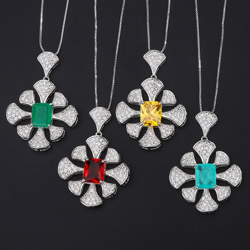 Pendant with Inlaid Diamond Geometric Shape Red Gemstone Chain Jewelry Accessory
Pendant with Inlaid Diamond Geometric Shape Red Gemstone Chain Jewelry Accessory
