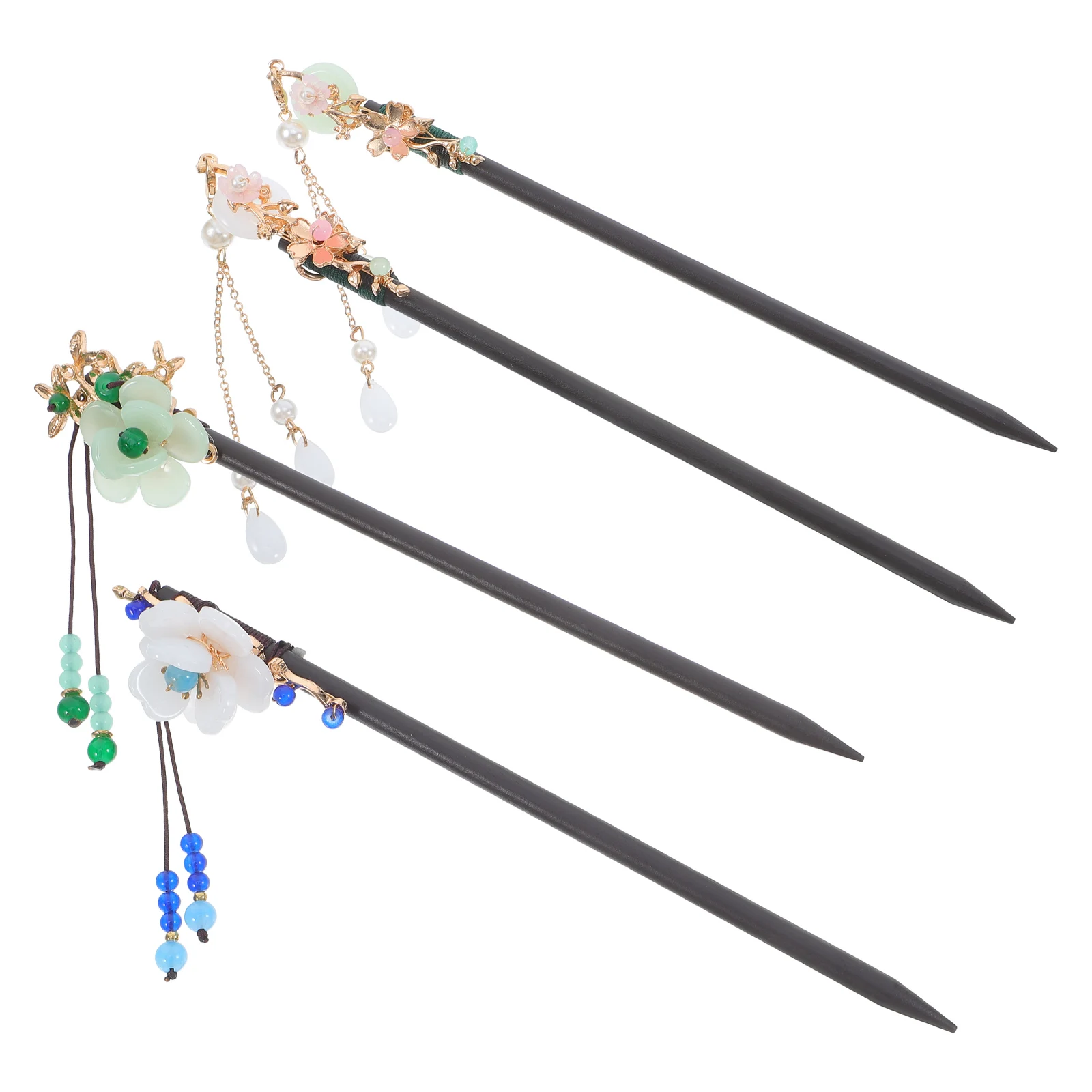 4pcs Tassel Hairpin Chinese Accessories Ancient Style Hair Flowers Durable Material Exquisite Craftsmanship For Women Hair
4pcs Tassel Hairpin Chinese Accessories Ancient Style Hair Flowers Durable Material Exquisite Craftsmanship For Women Hair