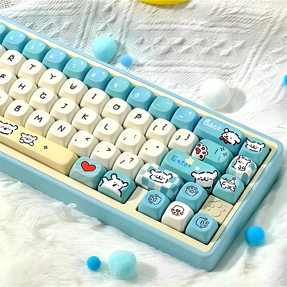 Balloon Puppy MOA Key Cap Set PBT 135 Key Cute Cartoon Key Cap for 60/64/84/98/108 Gaming Mechanical Keyboard MX Switch
Balloon Puppy MOA Key Cap Set PBT 135 Key Cute Cartoon Key Cap for 60/64/84/98/108 Gaming Mechanical Keyboard MX Switch
