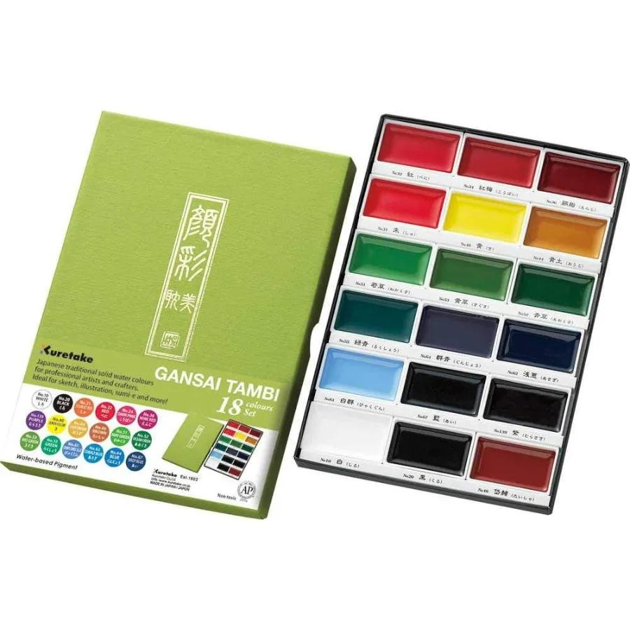 GANSAI TAMBI Watercolor Paint Set 18 Colors Professionalquality Watercolor Paints for Artists and Crafters Ideal for and Adults
GANSAI TAMBI Watercolor Paint Set 18 Colors Professionalquality Watercolor Paints for Artists and Crafters Ideal for and Adults