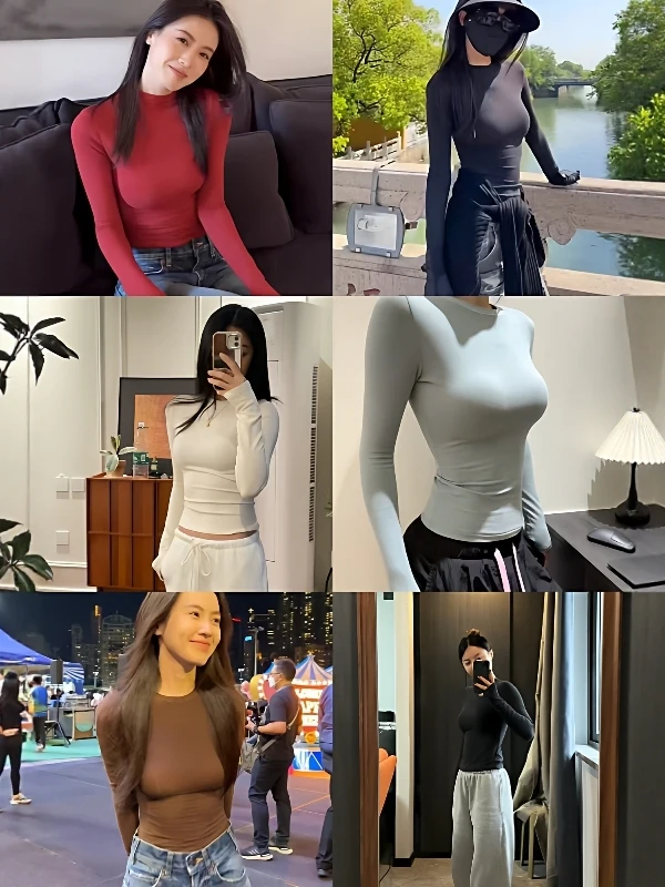 Ультраэластичная футболка с длинным рукавом Slim Fit, базовая модель, с эффектом утяжки на талии, универсальный повседневный стиль, смесь хлопка и полиэстера, для весеннего гардероба
Ультраэластичная футболка с длинным рукавом Slim Fit, базовая модель, с эффектом утяжки на талии, универсальный повседневный стиль, смесь хлопка и полиэстера, для весеннего гардероба