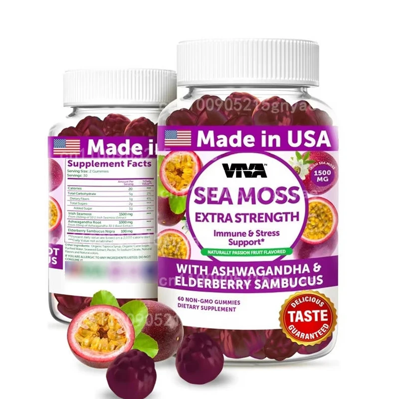 Irish Seaweed Gummies Contain Burdock Roots and Bladder, Providing Immune Support, Skin and Hair, Detoxification
Irish Seaweed Gummies Contain Burdock Roots and Bladder, Providing Immune Support, Skin and Hair, Detoxification