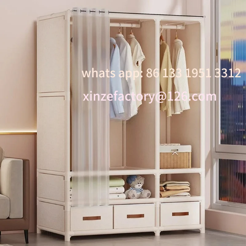 Customizable Floor-Standing Simple Wardrobes Home Large Capacity Durable Clothes Cabinet Dustproof And Economical Wardrobe Bedro
Customizable Floor-Standing Simple Wardrobes Home Large Capacity Durable Clothes Cabinet Dustproof And Economical Wardrobe Bedro