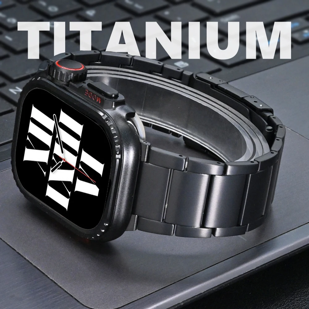 Titanium Business Strap for Apple Watch Ultra 2 49mm Series 10 9 8 7 6 5 4 SE Luxury Bracelet for iWatch 46mm 45mm 44mm Men Band
Titanium Business Strap for Apple Watch Ultra 2 49mm Series 10 9 8 7 6 5 4 SE Luxury Bracelet for iWatch 46mm 45mm 44mm Men Band