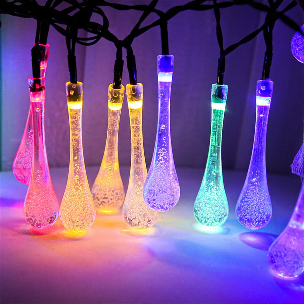 5/6.5M Water Drop Solar String Lights Outdoor Decor Garland Fariy Lights Christmas Wedding Birthday Party Garden Ramadan 2025
5/6.5M Water Drop Solar String Lights Outdoor Decor Garland Fariy Lights Christmas Wedding Birthday Party Garden Ramadan 2025