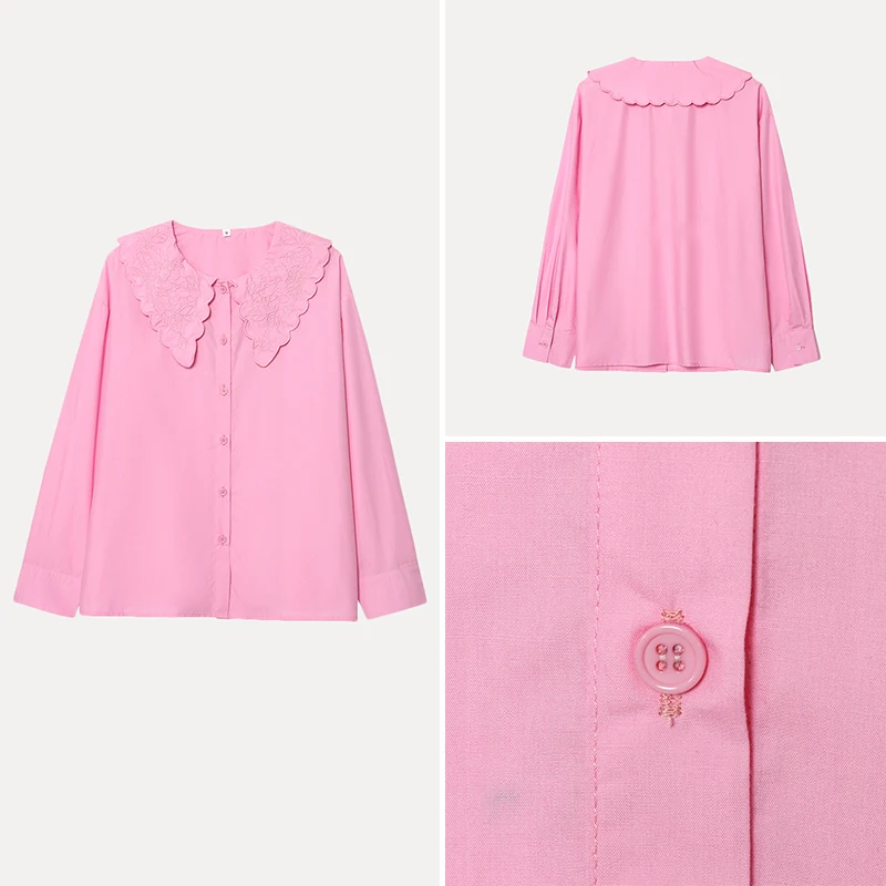 Faionable Casual Long Sve Embroidered Loose Women's irt Summer 2025 New Arrival Polyester Fiber Regular Thin
Faionable Casual Long Sve Embroidered Loose Women's irt Summer 2025 New Arrival Polyester Fiber Regular Thin