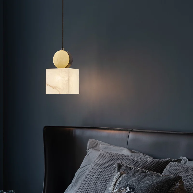 Luxury Marble Pendant Lamp Single Head Bedside Hanging lamps for Ceiling Copper Drop Light Home Indoor Light Fixture LED Modern
Luxury Marble Pendant Lamp Single Head Bedside Hanging lamps for Ceiling Copper Drop Light Home Indoor Light Fixture LED Modern
