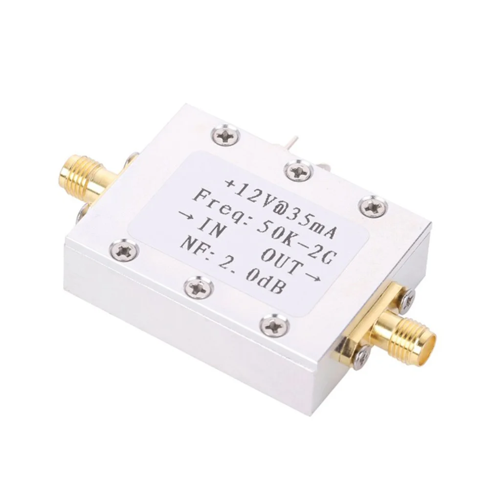 RF Amplifier Signal Receiver 50K-2GHZ Low Noise Amplifier RF Amplifier Broadband Low Noise Amplifier LNA Gainabgi
RF Amplifier Signal Receiver 50K-2GHZ Low Noise Amplifier RF Amplifier Broadband Low Noise Amplifier LNA Gainabgi