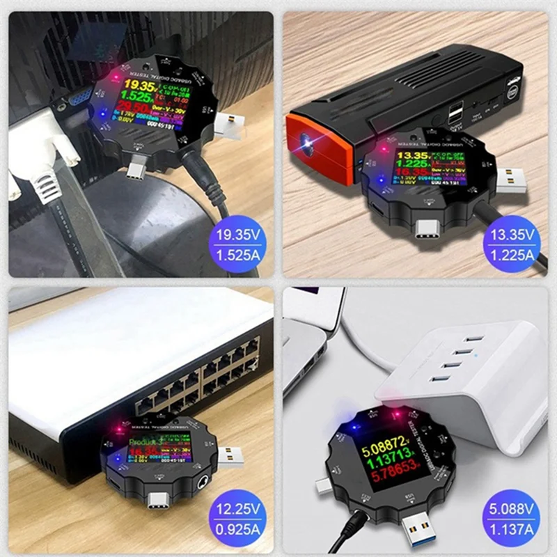 Wifi Tuya Fast Charge Tester USB Voltage Ammeter Digital Voltage Ammeter Voltage And Current Tester
Wifi Tuya Fast Charge Tester USB Voltage Ammeter Digital Voltage Ammeter Voltage And Current Tester