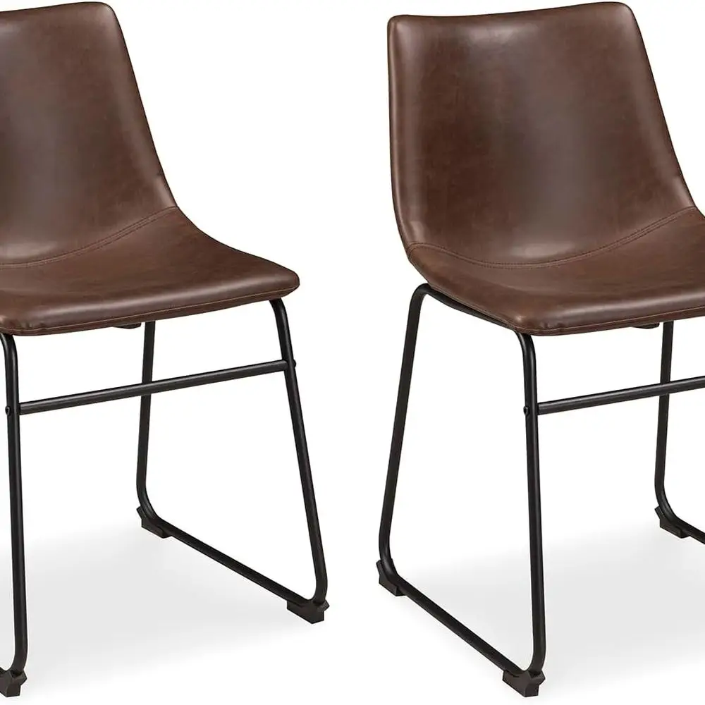 DAFIFY Century Dining Bucket Chairs, Set of 2, Black & Brown
DAFIFY Century Dining Bucket Chairs, Set of 2, Black & Brown