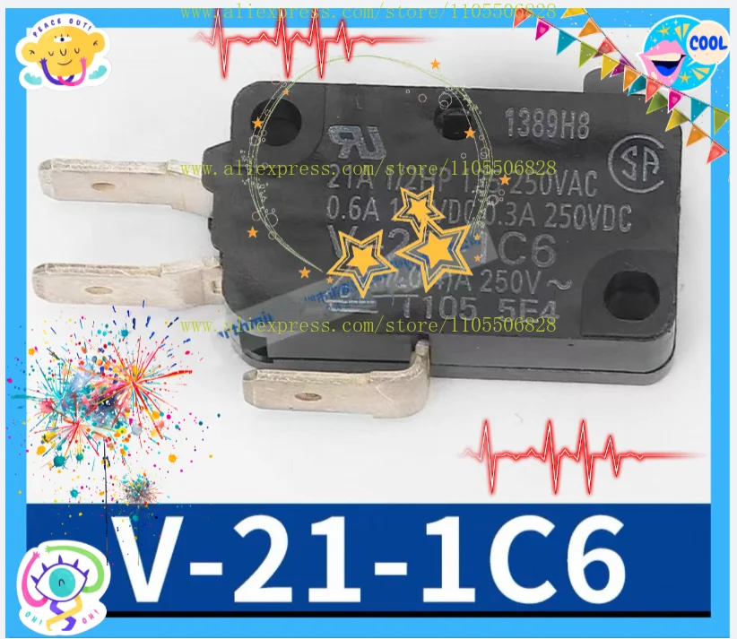10PCS V-21-1C6 small micro switch
10PCS V-21-1C6 small micro switch
