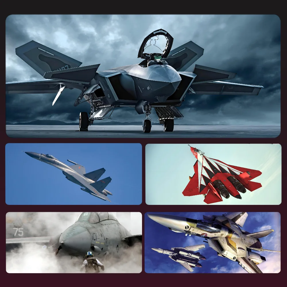 Cool Air Force Plane Mousepad Mouse Mat Desk Mat With Pad Gaming Accessories Prime Gaming XXL Keyboard Pad
Cool Air Force Plane Mousepad Mouse Mat Desk Mat With Pad Gaming Accessories Prime Gaming XXL Keyboard Pad