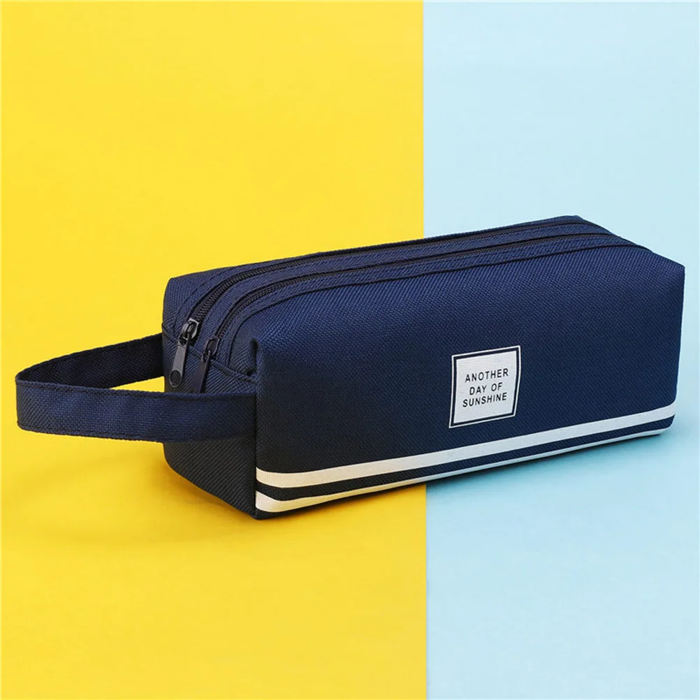 Double Layer Pencil Case Canvas Zipper Bag Large Capacity School Stationery Organizer Travel Makeup Pouch For Pens Kids Writers
Double Layer Pencil Case Canvas Zipper Bag Large Capacity School Stationery Organizer Travel Makeup Pouch For Pens Kids Writers