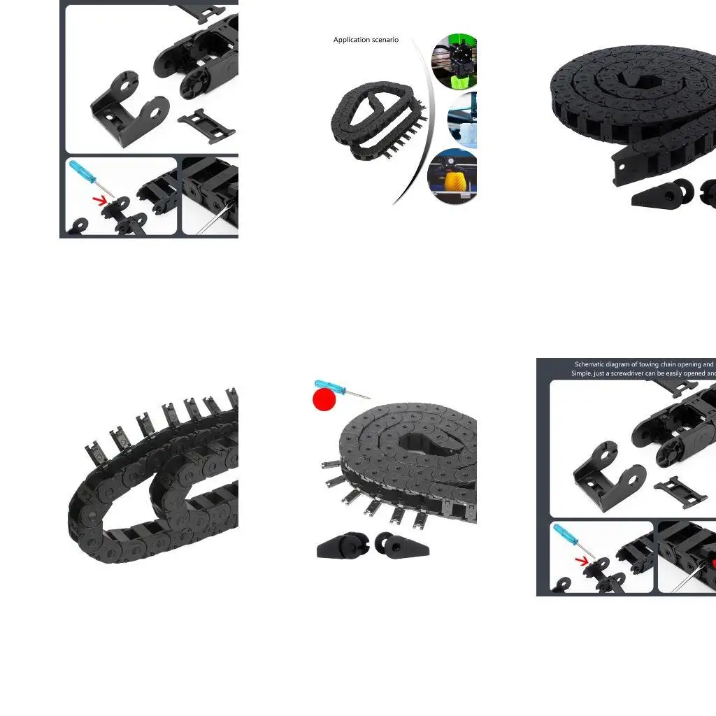 R53C Flexible Nylon Cable Chain For Machines And Printers Cable Drag
R53C Flexible Nylon Cable Chain For Machines And Printers Cable Drag