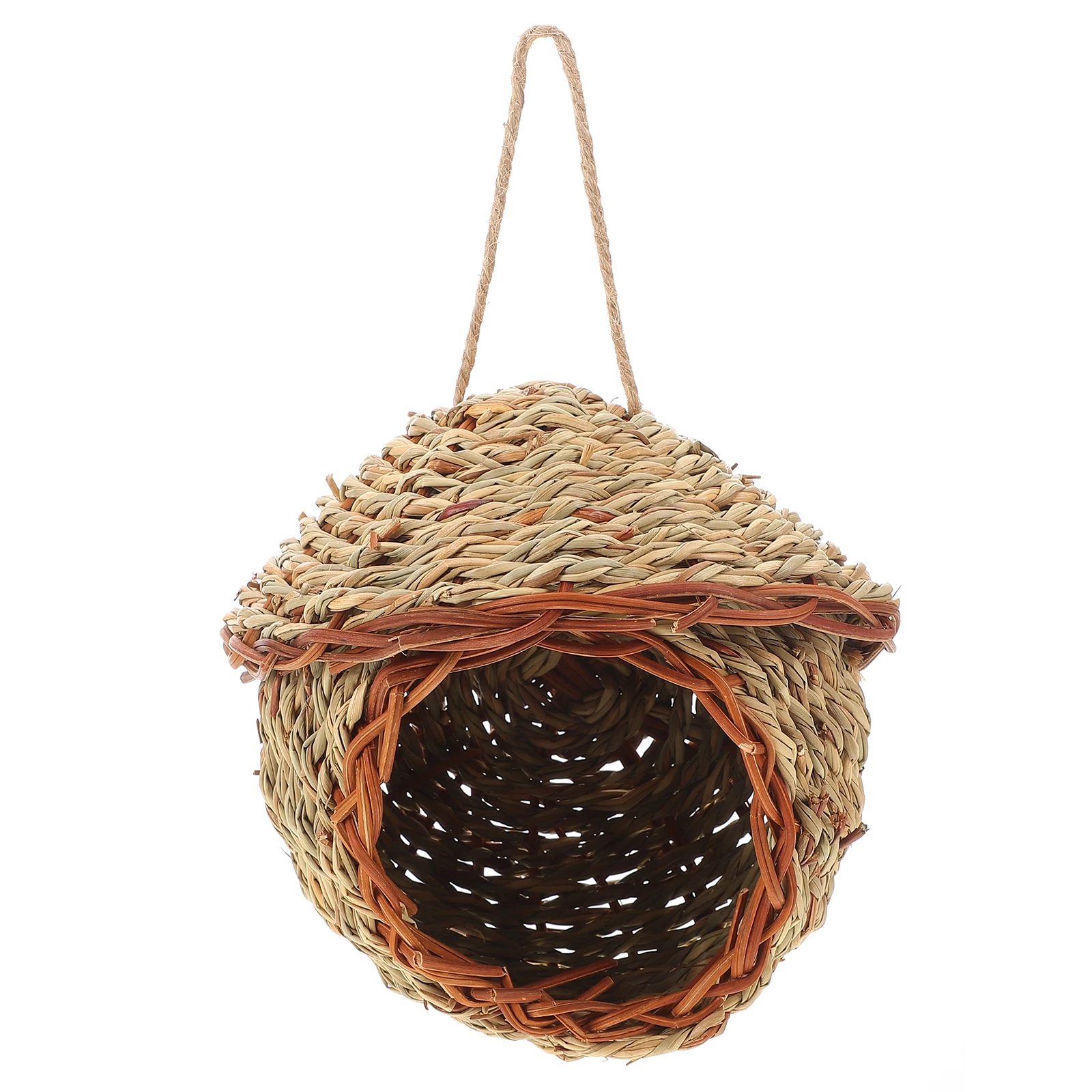 Handwoven Straw Bird Nest House for Parakeets Budgerigar Small Pets Safe Ideal Bird Cage Pet Supplies Natural
Handwoven Straw Bird Nest House for Parakeets Budgerigar Small Pets Safe Ideal Bird Cage Pet Supplies Natural