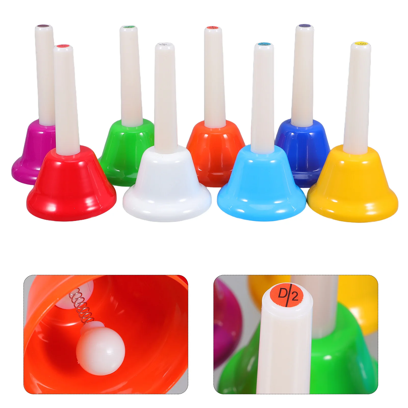 8 Pcs Eight-tone Colored Clock Bells Musical Instruments Toddler Toys The Decorative Bar Wood Hand Percussion Jingle Child
8 Pcs Eight-tone Colored Clock Bells Musical Instruments Toddler Toys The Decorative Bar Wood Hand Percussion Jingle Child