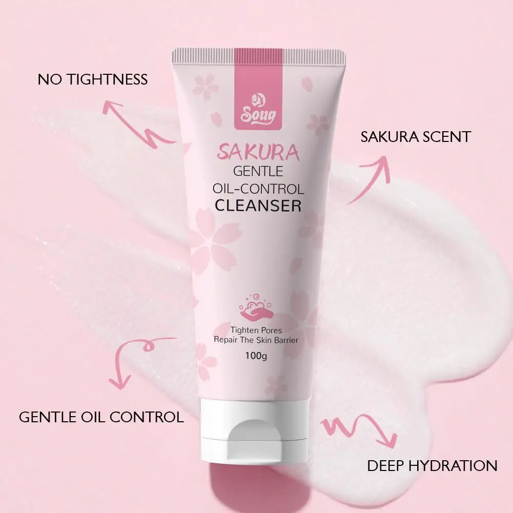 Soug Sakura Amino Acids Facial Cleanser Mild Moisturizing Wash Foam Facial Oil Skin Control Cleanser Cleansing Care Face Fa Z7A0 
Soug Sakura Amino Acids Facial Cleanser Mild Moisturizing Wash Foam Facial Oil Skin Control Cleanser Cleansing Care Face Fa Z7A0