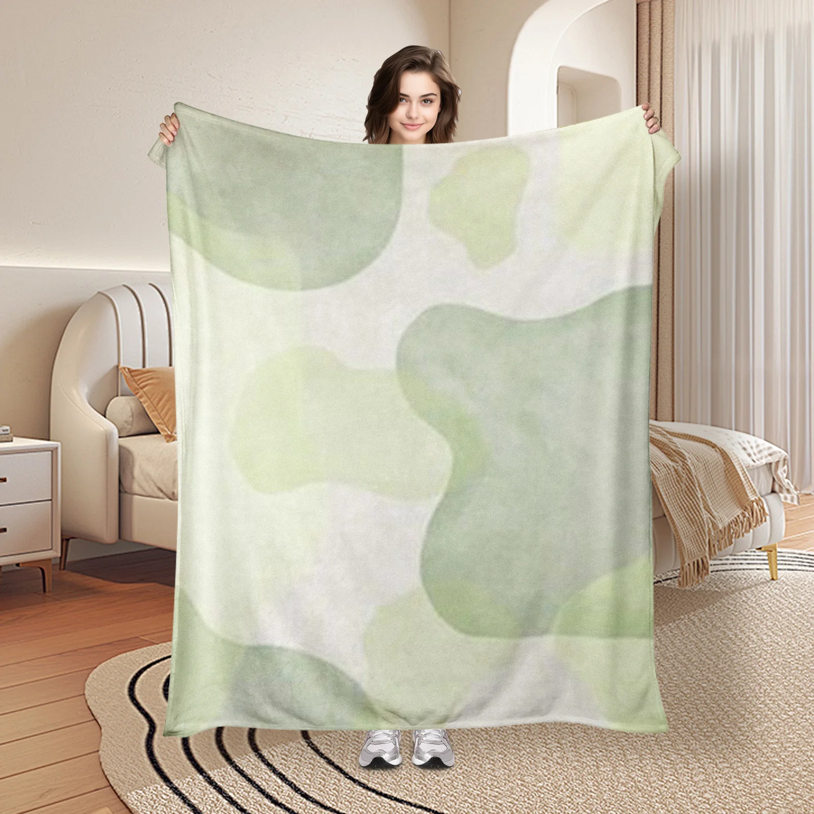 Minimalist Green And Grey White Blanket For A Serene And Elegant Home Decor Aesthetic Touch
Minimalist Green And Grey White Blanket For A Serene And Elegant Home Decor Aesthetic Touch