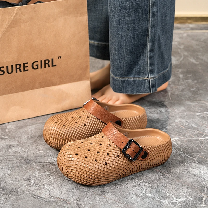 Plain One Strap Men Outdoor Slippers Light EVA Shock Absorb Waterproof Open Toe Slides Street Daily Footwear
Plain One Strap Men Outdoor Slippers Light EVA Shock Absorb Waterproof Open Toe Slides Street Daily Footwear