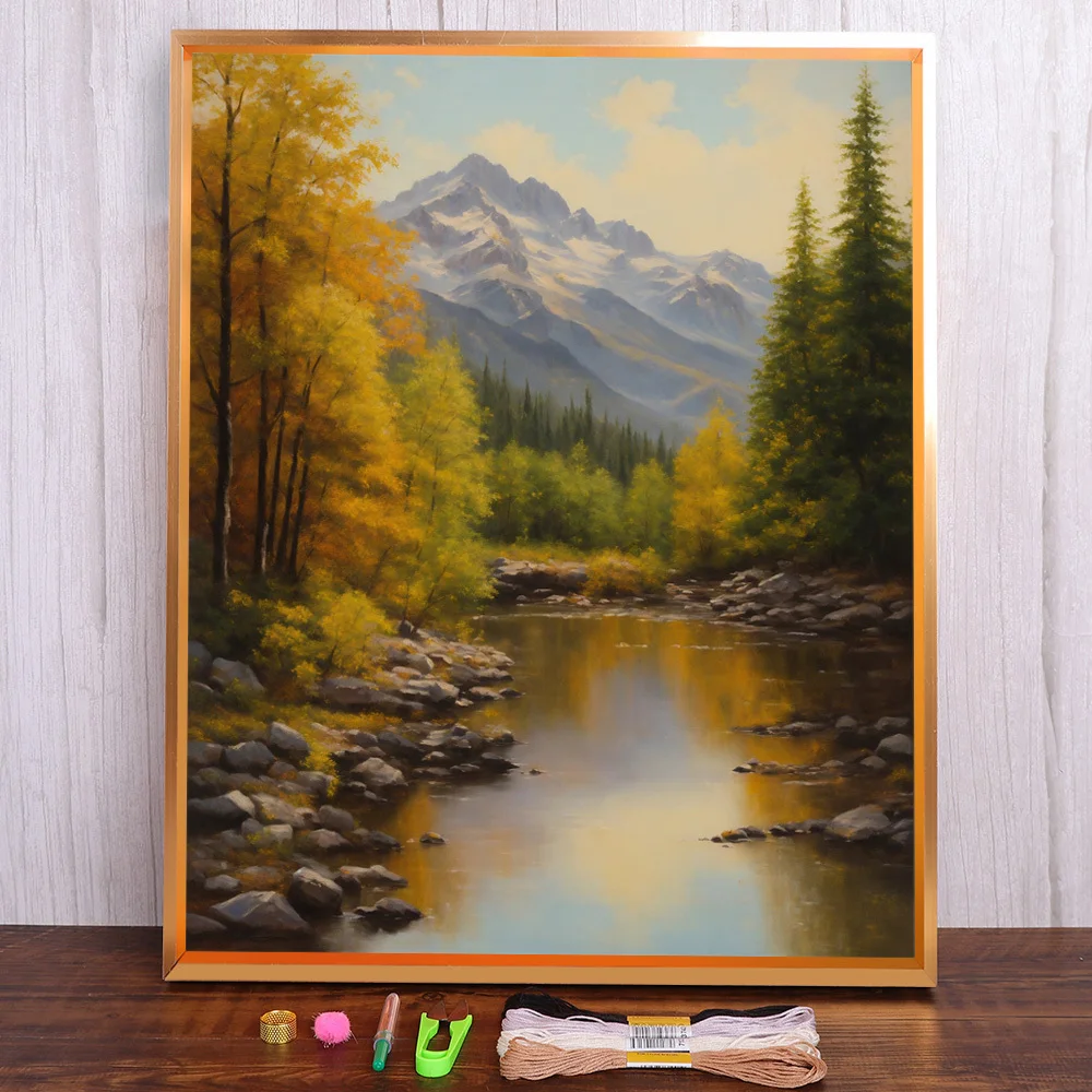 Landscape Snow Mountain Pre-Printed 11CT Cross-Stitch DIY Embroidery Kit Craft Hobby Needlework Handicraft Mulina Gift Counted
Landscape Snow Mountain Pre-Printed 11CT Cross-Stitch DIY Embroidery Kit Craft Hobby Needlework Handicraft Mulina Gift Counted