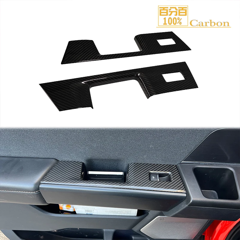Real Carbon Fiber Rear Door Armrest Panel Window Glass Lift Button Trim Switch Cover for Ford F150 2021up
Real Carbon Fiber Rear Door Armrest Panel Window Glass Lift Button Trim Switch Cover for Ford F150 2021up