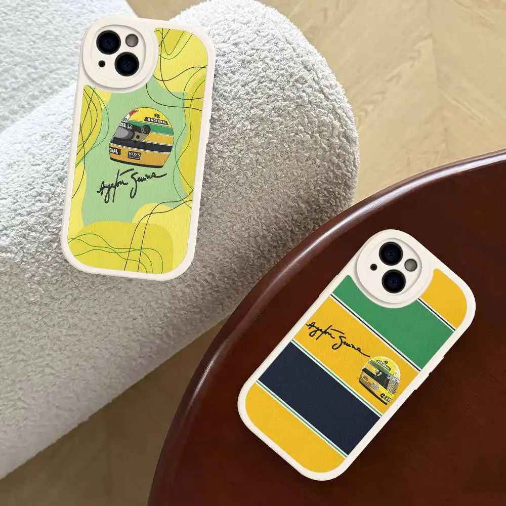 Ayrton S-Senna H-Helmet F-F1 Racing Phone Case For IPhone 16 15 14 13 12 11 Pro Max Plus Leather Cover
Ayrton S-Senna H-Helmet F-F1 Racing Phone Case For IPhone 16 15 14 13 12 11 Pro Max Plus Leather Cover