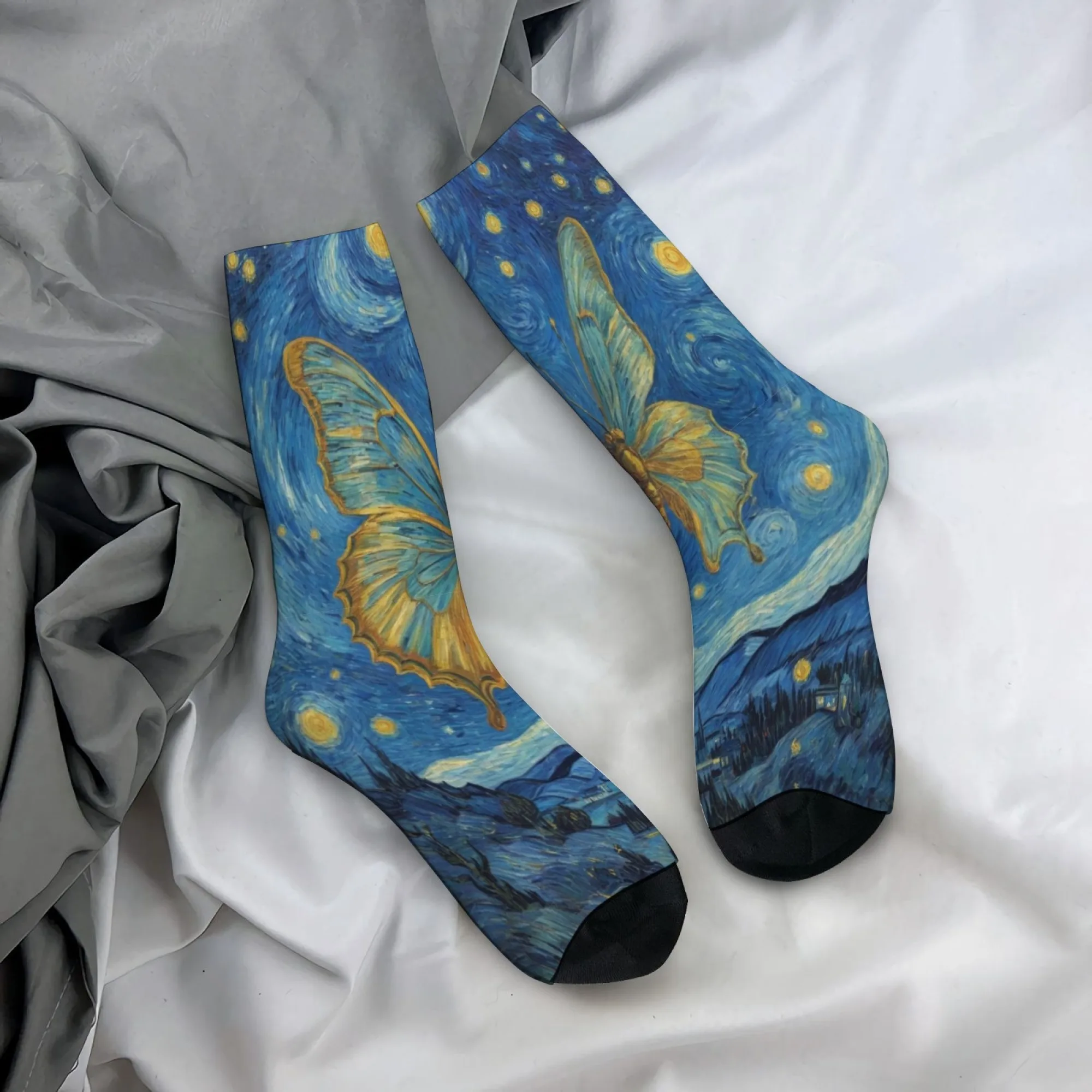 Dream Butterfly Art Socks Comfortable Soft Skin-friendly Breathable Non-slip Casual Men's Socks Street Trend Socks Party Gifts
Dream Butterfly Art Socks Comfortable Soft Skin-friendly Breathable Non-slip Casual Men's Socks Street Trend Socks Party Gifts
