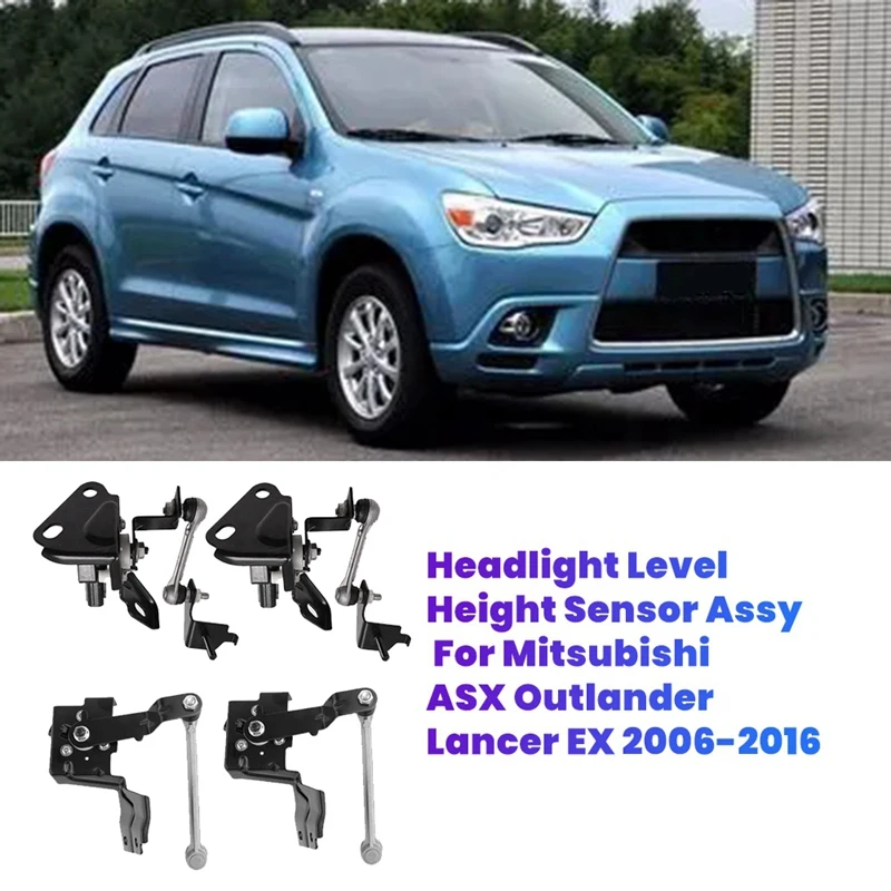 4Pcs/Set Front 8651A095+Rear 8651A047 Headlight Level Height Sensor Assy For Mitsubishi ASX Outlander Lancer EX 06-2016
4Pcs/Set Front 8651A095+Rear 8651A047 Headlight Level Height Sensor Assy For Mitsubishi ASX Outlander Lancer EX 06-2016