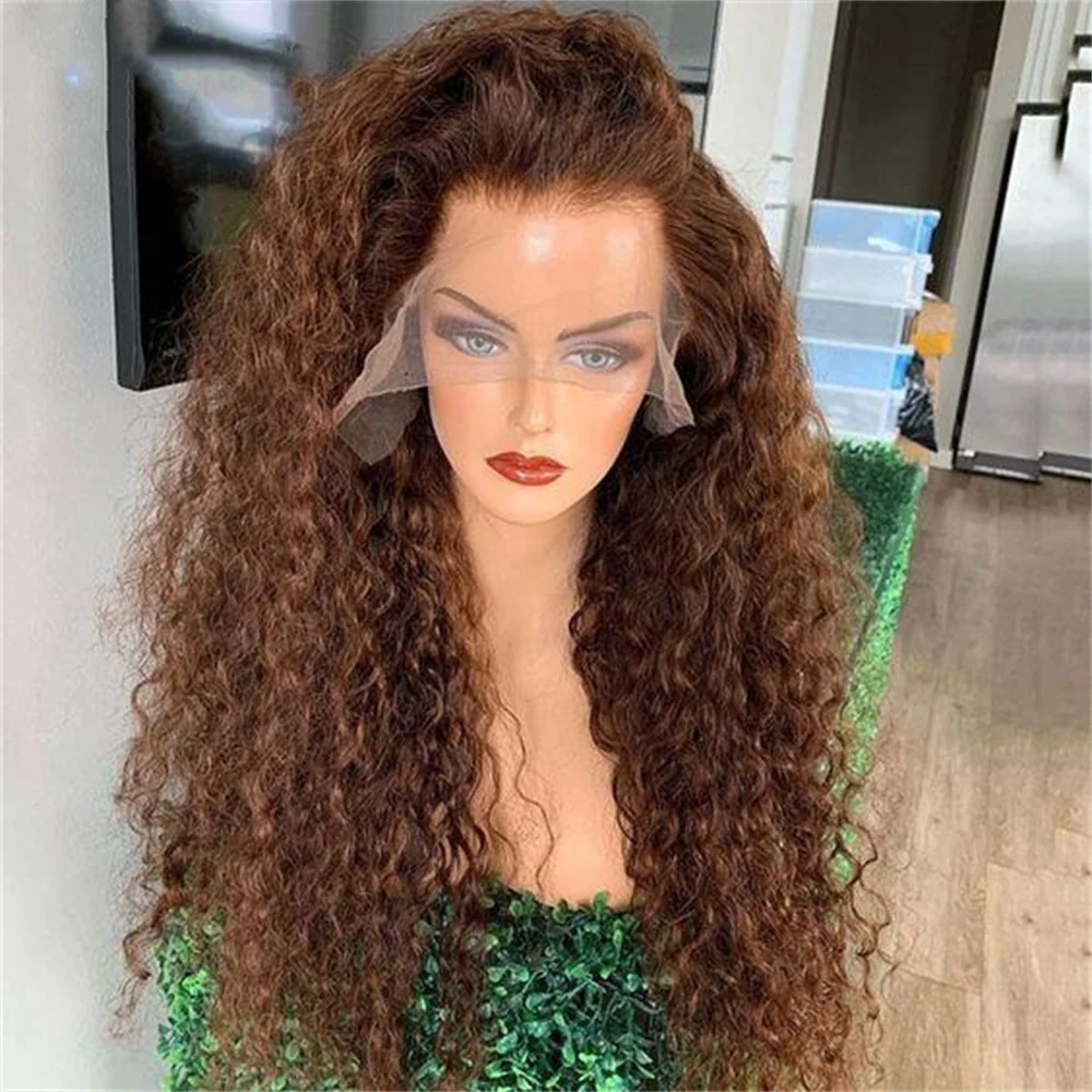 26inch Soft Brown Long Kinky Curly Glueless 180Density Deep Lace Front Wig For Women With Baby Hair Preplucked Daily
26inch Soft Brown Long Kinky Curly Glueless 180Density Deep Lace Front Wig For Women With Baby Hair Preplucked Daily