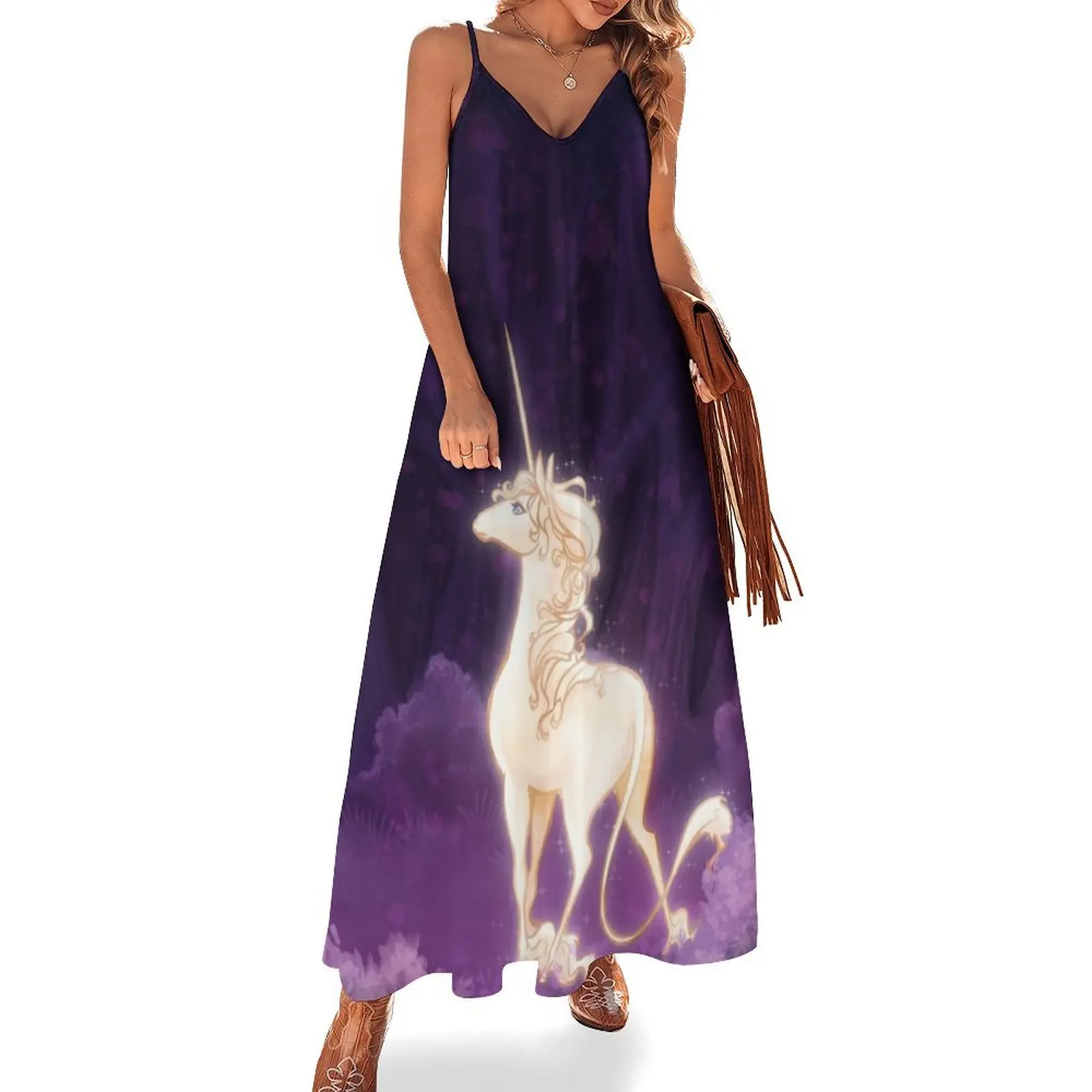 Unicorn in a Lilac Wood Sleeveless Long Dress Summer women's clothing Beachwear dresses summer Evening dresses Dress
Unicorn in a Lilac Wood Sleeveless Long Dress Summer women's clothing Beachwear dresses summer Evening dresses Dress