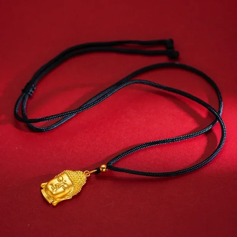 9999 Real Gold 24K Gold Edition Unisex Pearl Nickel Ping An Buddha Head Pendant Buddha Head Necklace Gold Pendant
9999 Real Gold 24K Gold Edition Unisex Pearl Nickel Ping An Buddha Head Pendant Buddha Head Necklace Gold Pendant