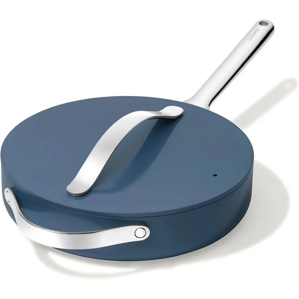 Ceic Nonstick Sauté Pan with Lid – 10.5" (3 qt) – Non Toxic, PTE & POA ree - Oven Sae to 550° - Compatible with Gas, Electric, I
Ceic Nonstick Sauté Pan with Lid – 10.5" (3 qt) – Non Toxic, PTE & POA ree - Oven Sae to 550° - Compatible with Gas, Electric, I