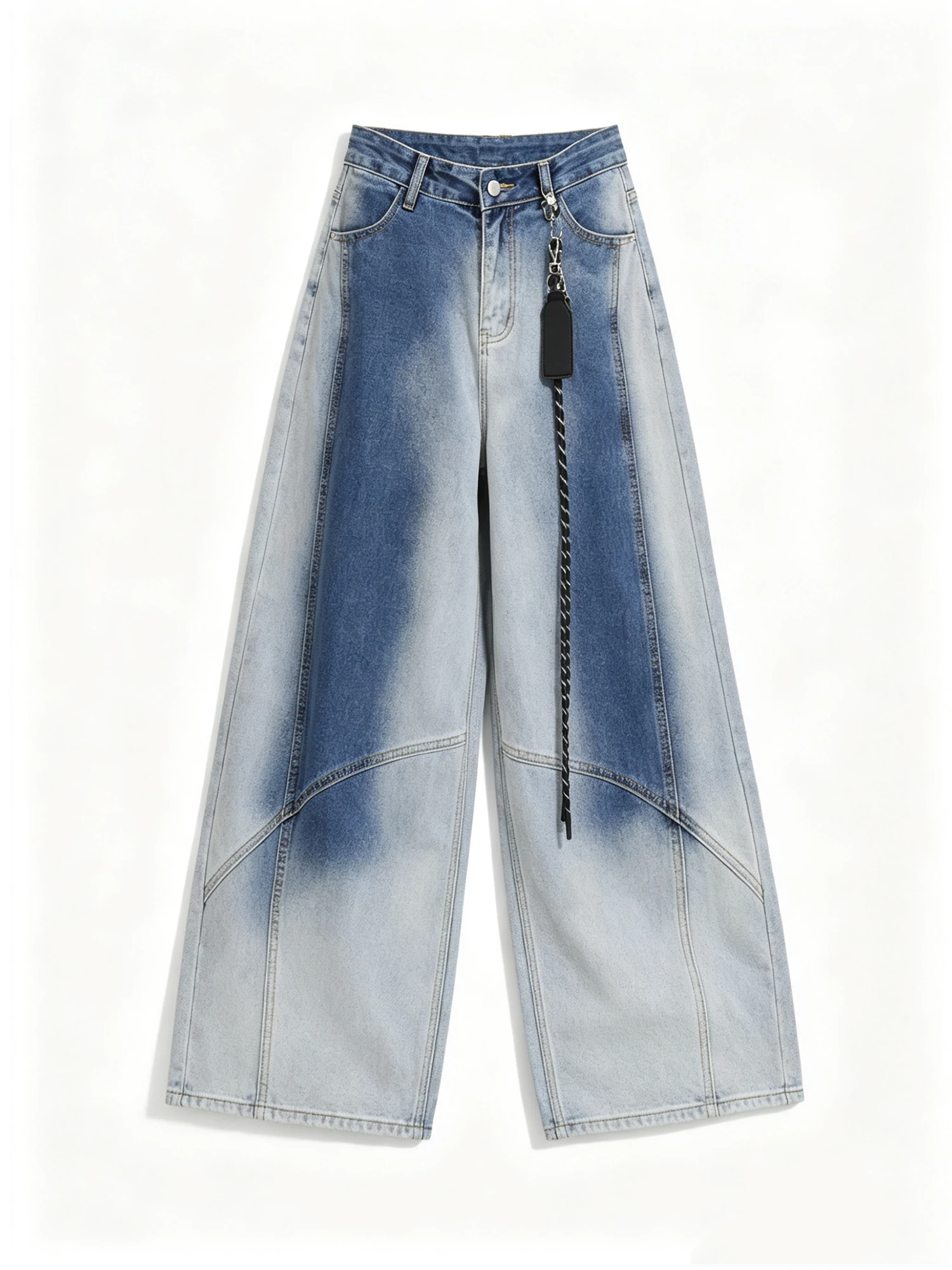 Women's Blue Y2k Gyaru Jeans Vintage High Waist Baggy Gradient Denim Jean Pants Harajuku Hiphop Grunge Wide Leg Denim Trousers
Women's Blue Y2k Gyaru Jeans Vintage High Waist Baggy Gradient Denim Jean Pants Harajuku Hiphop Grunge Wide Leg Denim Trousers