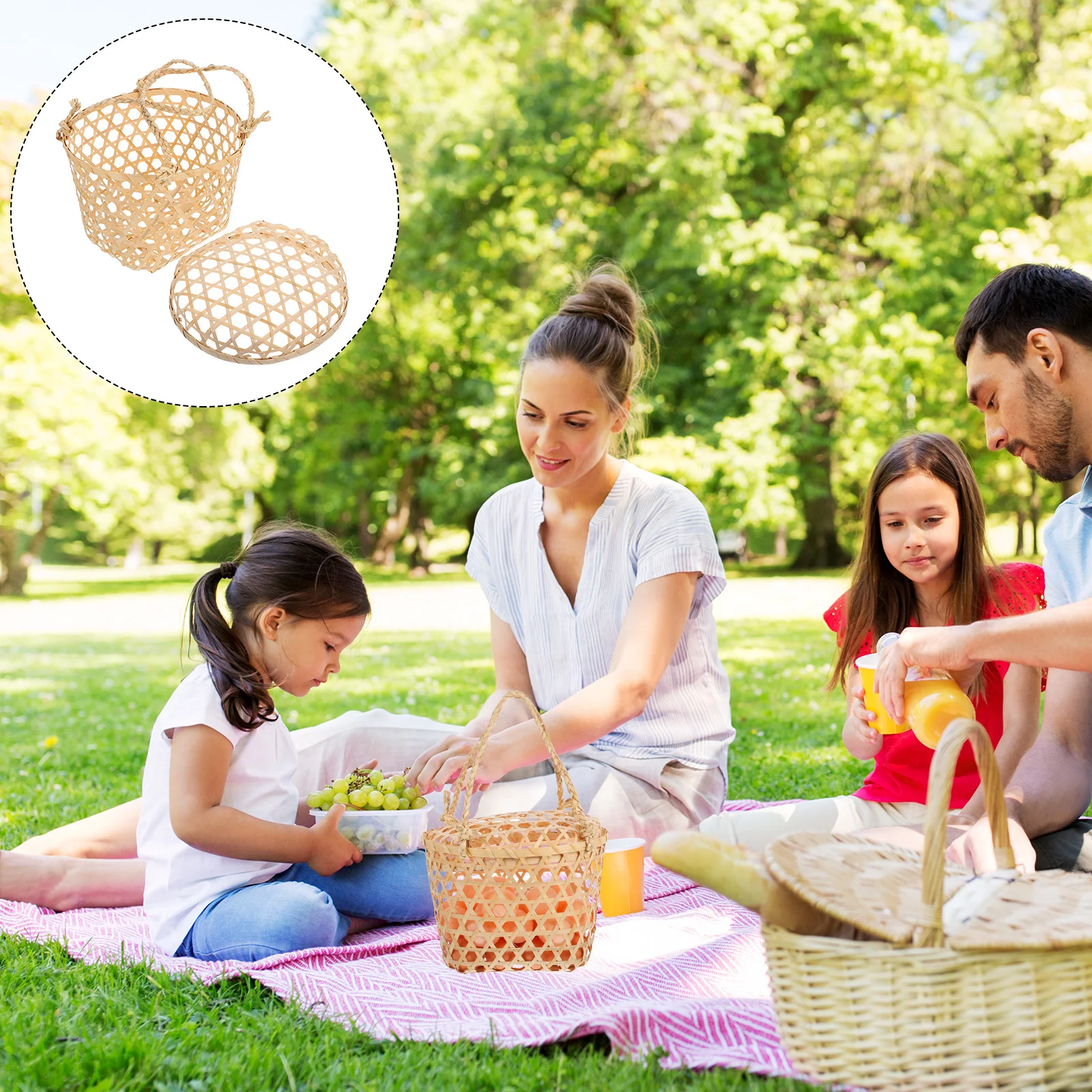 Bamboo Storage Basket Fruits Dessert Woven Baskets Food Egg Picnic Basket Rustic Home Decor Fruit Vegetable Flower Photo
Bamboo Storage Basket Fruits Dessert Woven Baskets Food Egg Picnic Basket Rustic Home Decor Fruit Vegetable Flower Photo