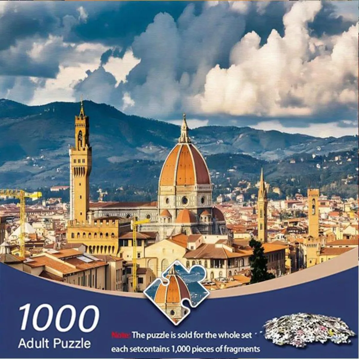 1000 PCS Puzzles for Adults The Florence Duomo DomeJigsaw Puzzles Educational Games Colorful Puzzles Gifts home decor
1000 PCS Puzzles for Adults The Florence Duomo DomeJigsaw Puzzles Educational Games Colorful Puzzles Gifts home decor