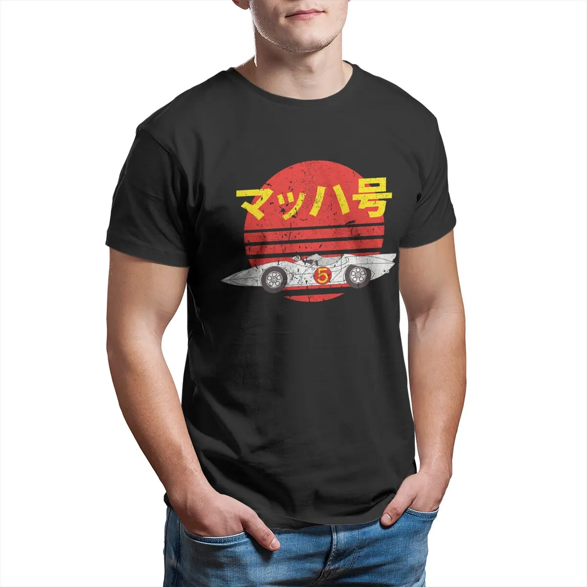 Vintage Go...Go... Go.. Speed Racer Anime Mach 5 Service Cotton Unique t shirts for men Big size Printed t-shirt
Vintage Go...Go... Go.. Speed Racer Anime Mach 5 Service Cotton Unique t shirts for men Big size Printed t-shirt