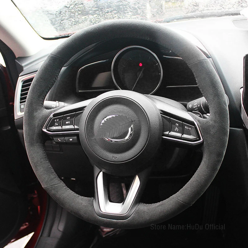 Реальная Alcatara ручная строчка женской модели Mazda чехол рулевого колеса автомобиля CX3 CX-3 CX5 2017 2018 автомобильные чехлы для руля интерьера
Реальная Alcatara ручная строчка женской модели Mazda чехол рулевого колеса автомобиля CX3 CX-3 CX5 2017 2018 автомобильные чехлы для руля интерьера