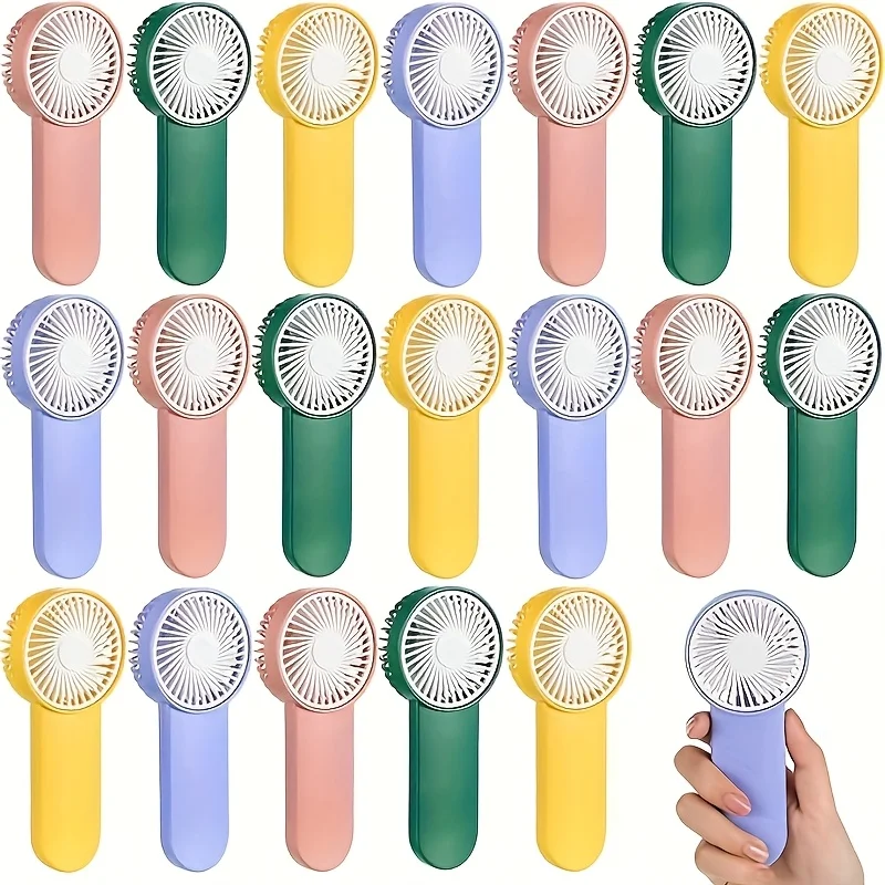 20pcs Mini Handheld Personal Fans (AA Not Included) For Travel, Camping, Indoor And Outdoor Use - Lightweight And Cool For Men And Women | Compact Fans | Durable Plastic Material, Portable Design, Convenient Button Control
20pcs Mini Handheld Personal Fans (AA Not Included) For Travel, Camping, Indoor And Outdoor Use - Lightweight And Cool For Men And Women | Compact Fans | Durable Plastic Material, Portable Design, Convenient Button Control